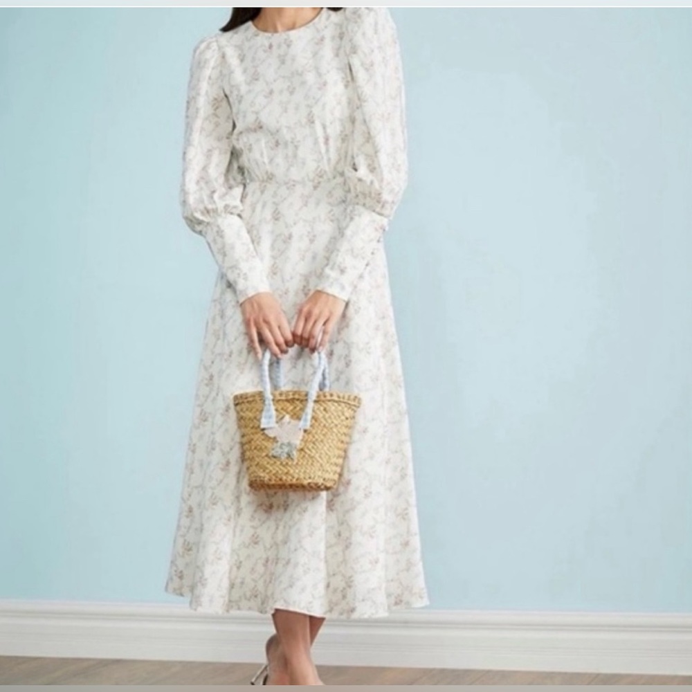 Antonio Melani x Born on Fifth Eloise Long Sleeve Midi Dress Size 6